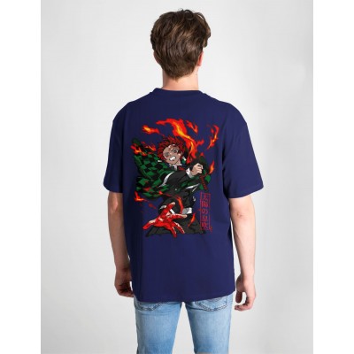 Аниме тениска Oversize Demon Slayer - Kimetsu