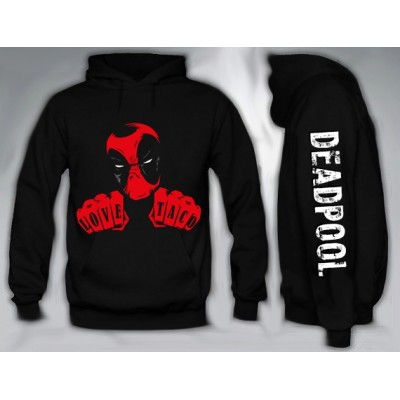 Мъжки суитчър DEADPOOL - LOVE TACO