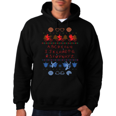 Мъжки суитчър без цип STRANGER THINGS - XMAS Мъжки суитчър без цип STRANGER THINGS - XMAS