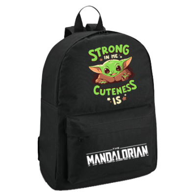 Ученическа раница The Mandalorian - Strong In Me Cuteness Is
