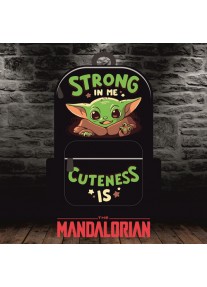 Ръчно рисувана раница BABY YODA - The Mandalorian