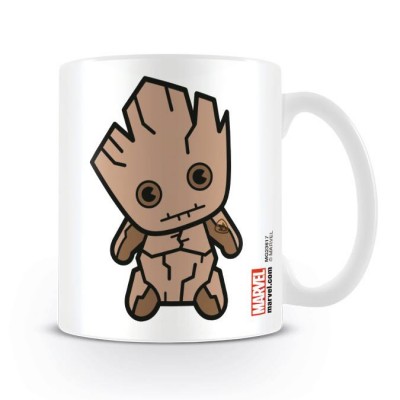 Бяла керамична чаша I AM GROOT - Guardians of the Galaxy Vol. 2