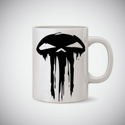 Бяла керамична чаша THE PUNISHER LOGO Бяла керамична чаша THE PUNISHER LOGO