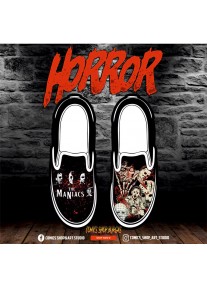 Ръчно рисувани обувки HORROR - The Maniacs