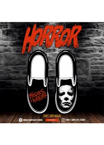 Ръчно рисувани обувки HORROR - Freaks of Nature