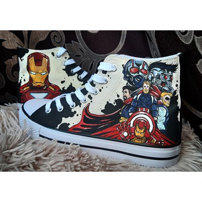 Ръчно рисувани обувки Avengers - Infinity War