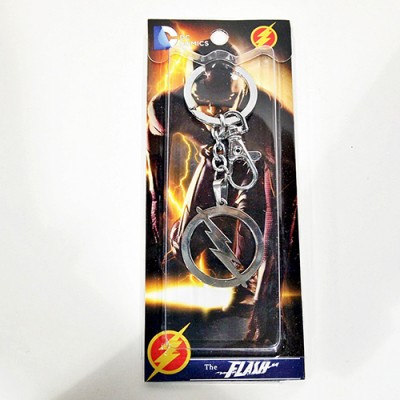 Стоманен ключодържател на THE FLASH - лого