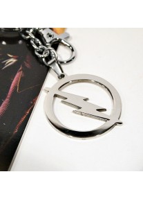 Стоманен ключодържател на THE FLASH - лого