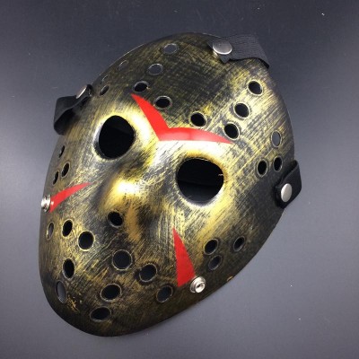Хокейна маска за Хелоуин от филма Jason vs Friday The 13th Prop Horror Hockey - Brown