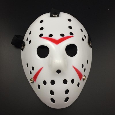 Маска за Хелоуин от филма Friday vs Jason The 13th Prop Horror Hockey - white
