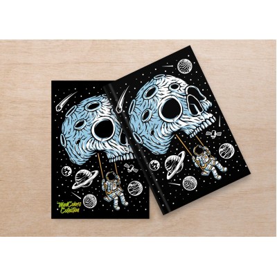 Тефтер с твърди корици MadColors Collection - Skull need more space