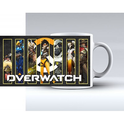 Бяла керамична чаша OVERWATCH Бяла керамична чаша OVERWATCH