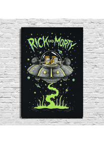 Плакат за стена RICK AND MORTY - SPACE