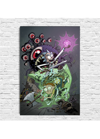 Плакат за стена RICK AND MORTY & D&D