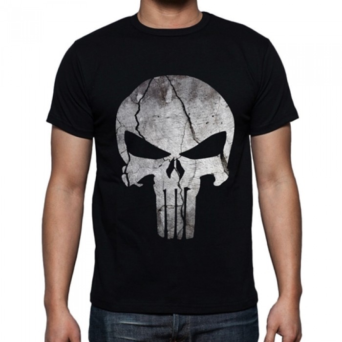 Мъжка тениска THE PUNISHER - STONE SKULL