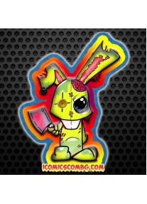 Страхотен стикер за всякаква повърхност - ZOMBIE BUNNY
