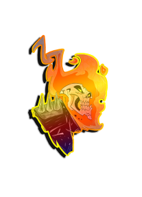 Стикер за стена на GHOST RIDER