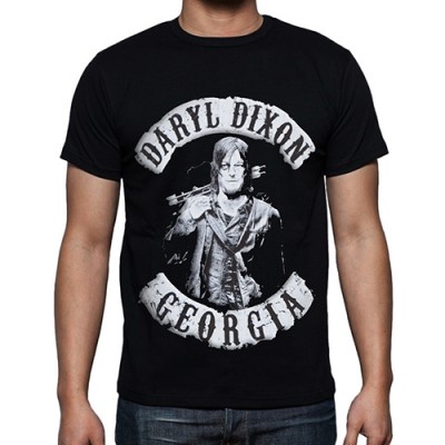 Мъжка тениска на Живите Мъртви - DARYL DIXON