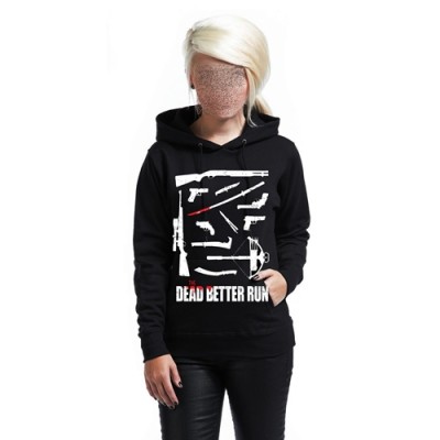 Дамски суитчър без цип  THE DEAD BETTER RUN - TWD