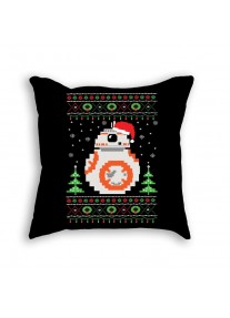 Черна памучна възглавничка на XMAS - STAR WARS MD01