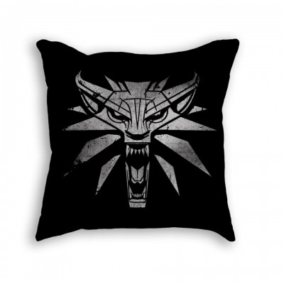 Черна памучна възглавничка на THE WITCHER 3 - MD5