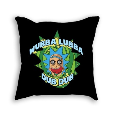 Декоративна възглавница RICK AND MORTY - WUBBA DUBBA DUB DUB