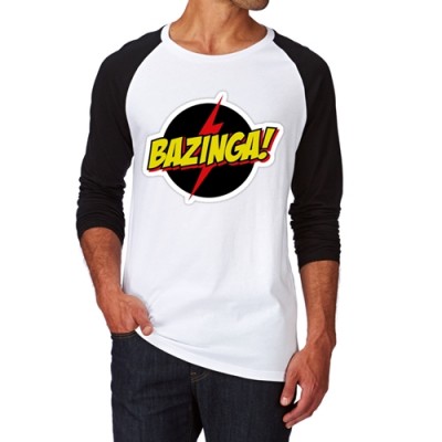 Блуза с дълъг ръкав THE BIG BANG THEORY - BAZINGA Блуза с дълъг ръкав THE BIG BANG THEORY - BAZINGA