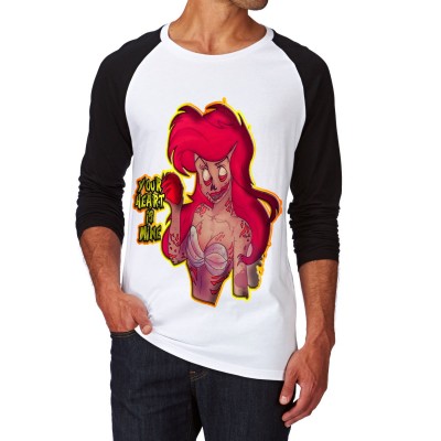 Мъжка блуза с дълъг ръкав на HORROR - ZOMBIE ARIEL