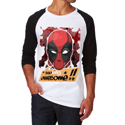 Блуза с дълъг ръкав на DEADPOOL - FREAKING AWESOME!!!