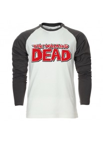 Блуза с дълъг ръкав на  The Walking Dead - red logo