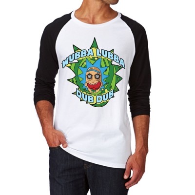 Блуза с дълъг ръкав RICK AND MORTY WUBBA DUBBA DUB DUB