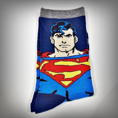 Памучни комикс чорапи на Superman - модел 2