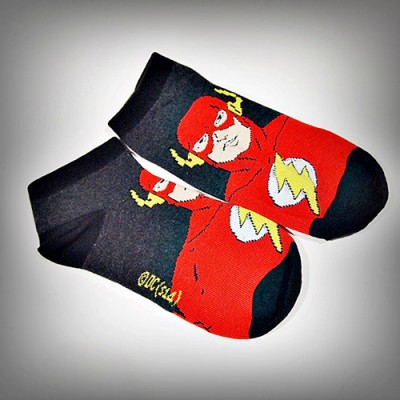 Памучни комикс чорапи на The Flash - модел 3