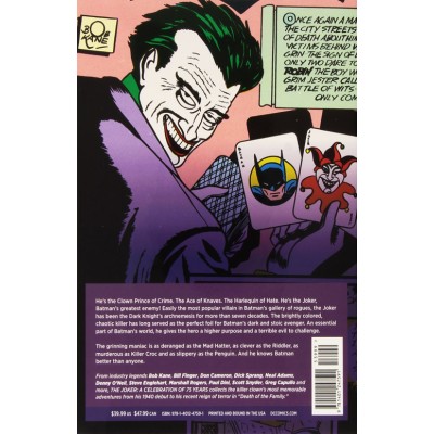 Joker A Celebration of 75 Years HC (The Joker)