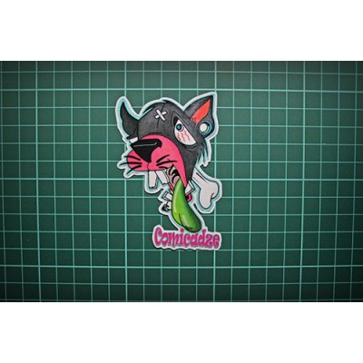 Ефектен стикер - Zombie Cat