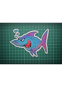 Стикер - Angry Shark