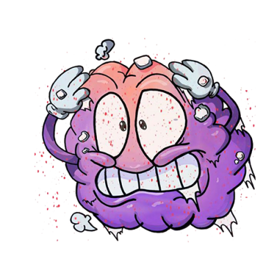 Стикер - Funny Brain