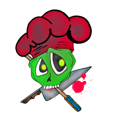 Стикер - Skull chef