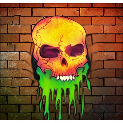 Стикер - Skull Tatto