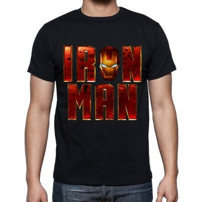 Авторска тениска на Iron Man - надпис